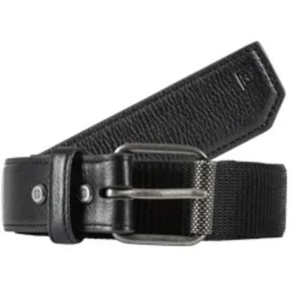 5.11 Tactical Other - 5.11 Tactical Men's Mission Ready 1.5" Black Leather and Nylon Belt, Size 36